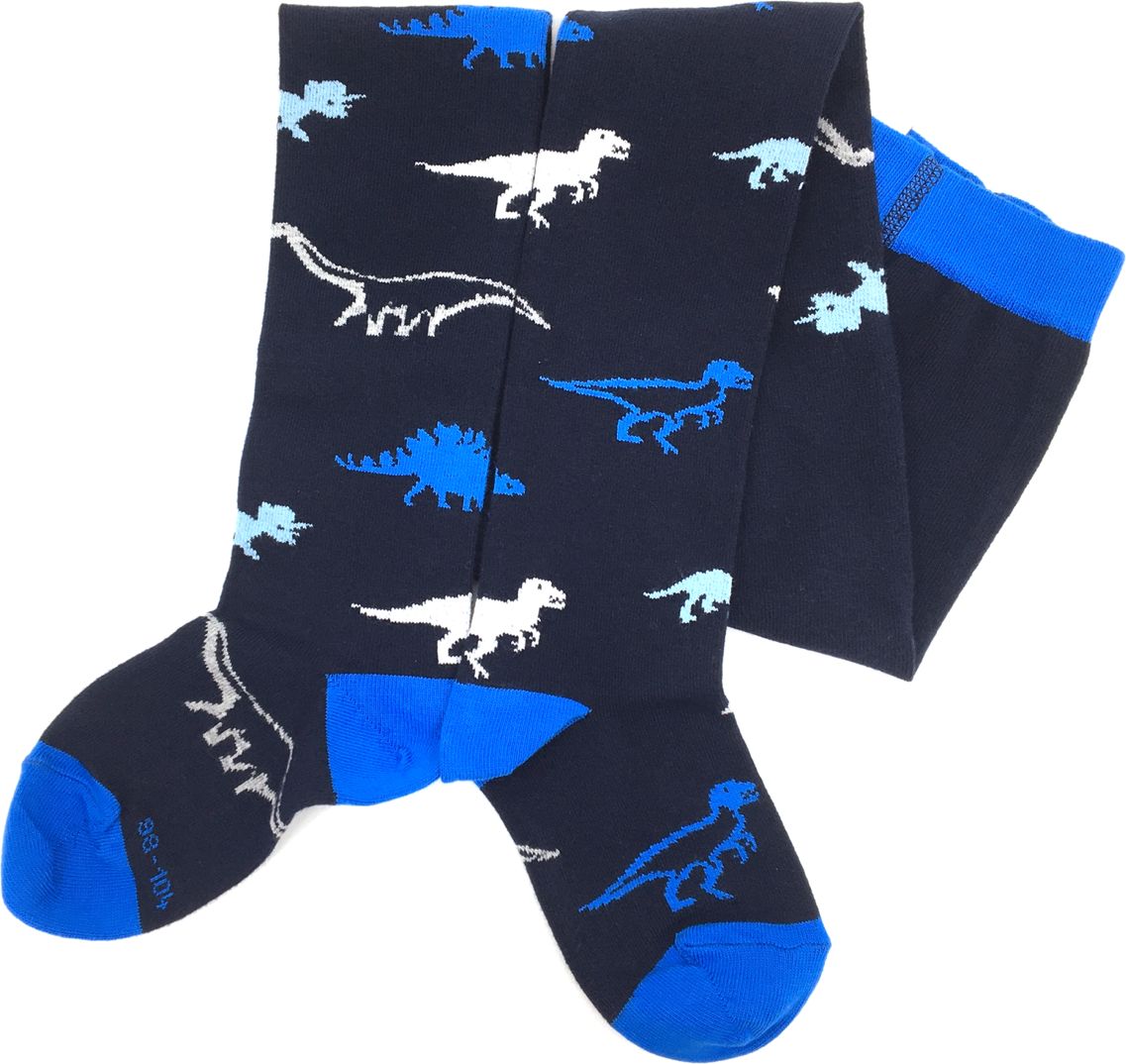Bavlněné punčocháče TREPON DINOSAURUS Modré Velikost: 92-98 - obrázek 2