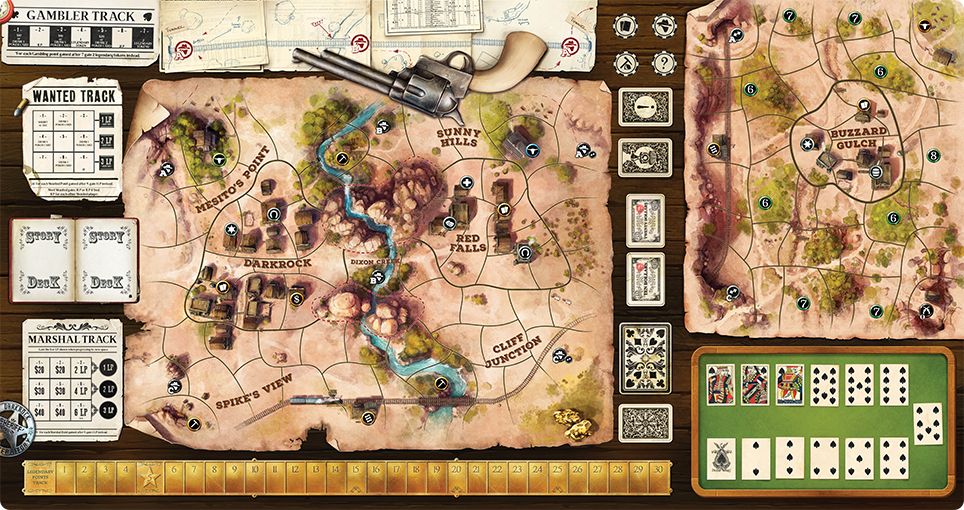 Kollosal Games Western Legends (Legendy Západu): Playmat - obrázek 1