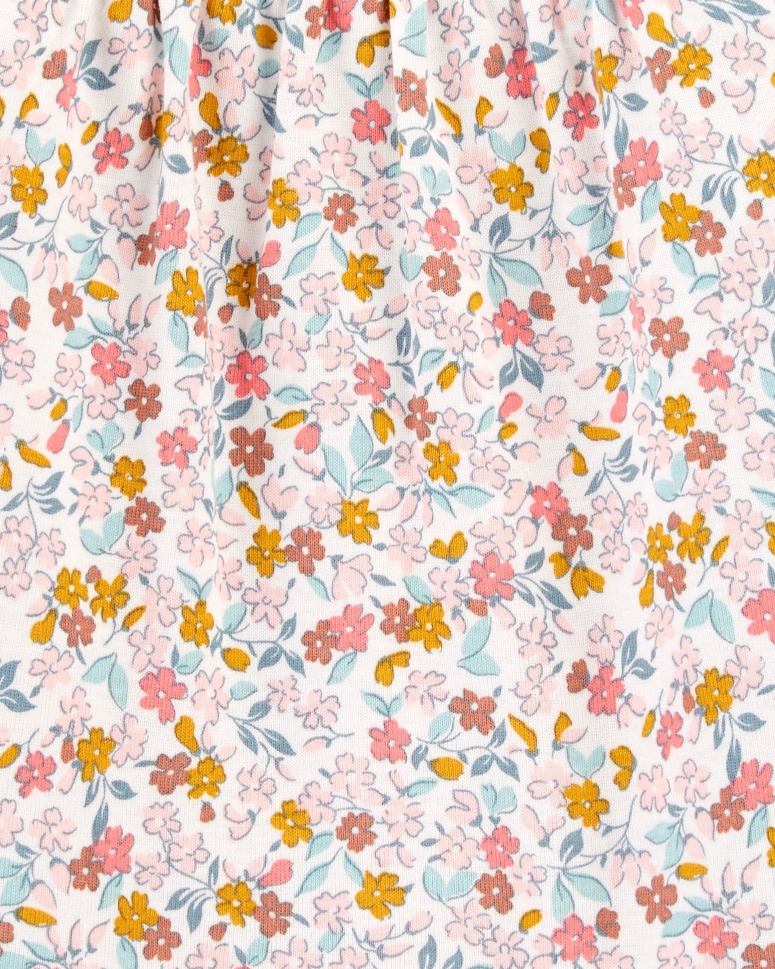 CARTER'S Body dlouhý rukáv Floral dívka NB - obrázek 2