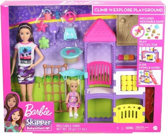 Barbie CHŮVA NA HŘIŠTI HERNÍ SET - obrázek 1