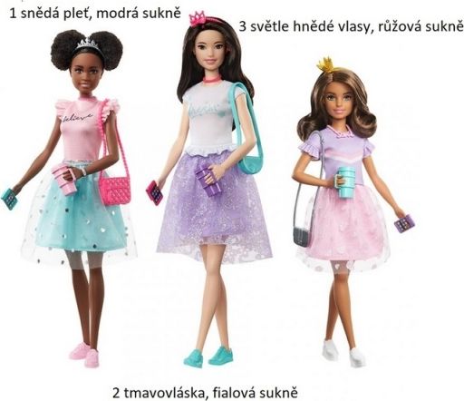Barbie PRINCESS ADVENTURE KAMARÁDKA - obrázek 1