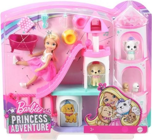 Barbie PRINCESS ADVENTURE PRINCEZNA CHELSEA HERNÍ SET - obrázek 4