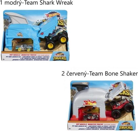 Hot Wheels MONSTER TRUCKS ZÁVODNÍ HERNÍ SET - obrázek 1