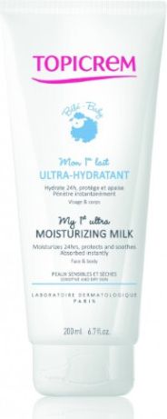 Topicrem Dětské hydratační tělové mléko pro citlivou a suchou pokožku BABY My 1st (Ultra-Moisturizing Milk) 500 ml - obrázek 1