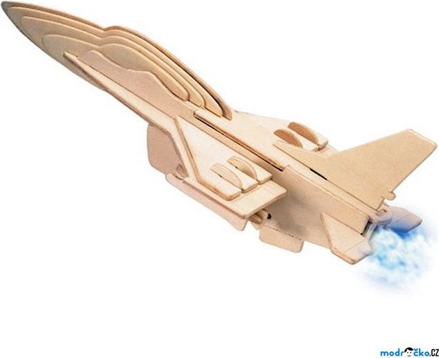 3D Puzzle přírodní - Stihačka F-16 - obrázek 1