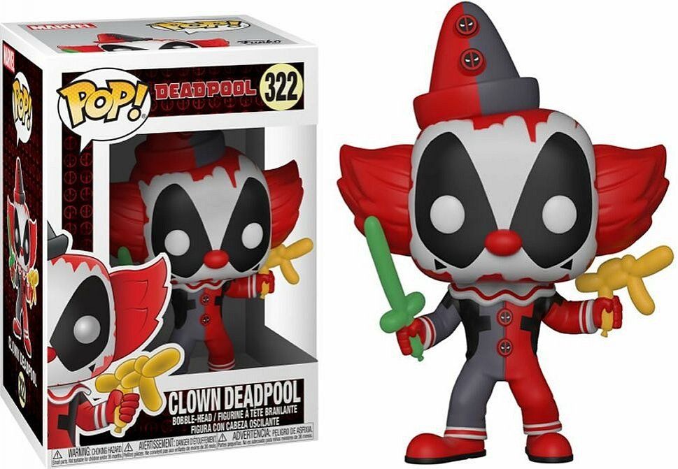 POP! Bobble Marvel: Deadpool Playtime: Deadpool Clown - obrázek 1