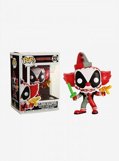 POP! Bobble Marvel: Deadpool Playtime: Deadpool Clown - obrázek 3