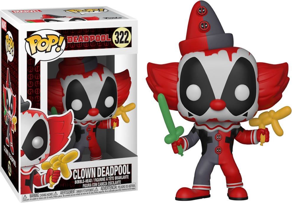 POP! Bobble Marvel: Deadpool Playtime: Deadpool Clown - obrázek 7