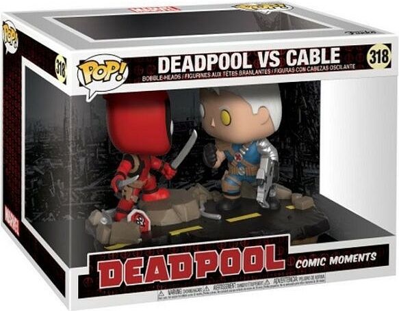 POP! Bobble 2-Pack: Marvel: Movie Moments: Deadpool vs Cable - obrázek 1