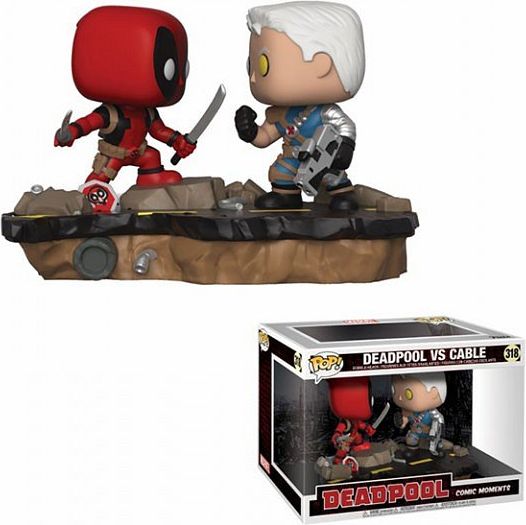 POP! Bobble 2-Pack: Marvel: Movie Moments: Deadpool vs Cable - obrázek 3