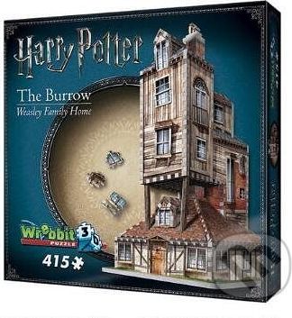 Harry Potter 3D Puzzle: Rodinný dům Weasleyových - Doupě - Fantasy - obrázek 1