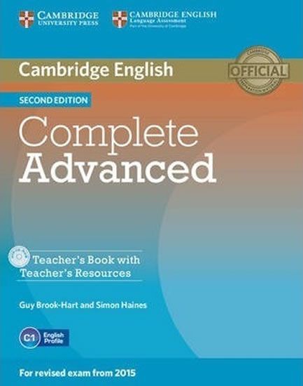 Brook-Hart Guy: Complete Advanced 2nd Edition Teacher´s Book (2015 Exam Specification) - obrázek 1