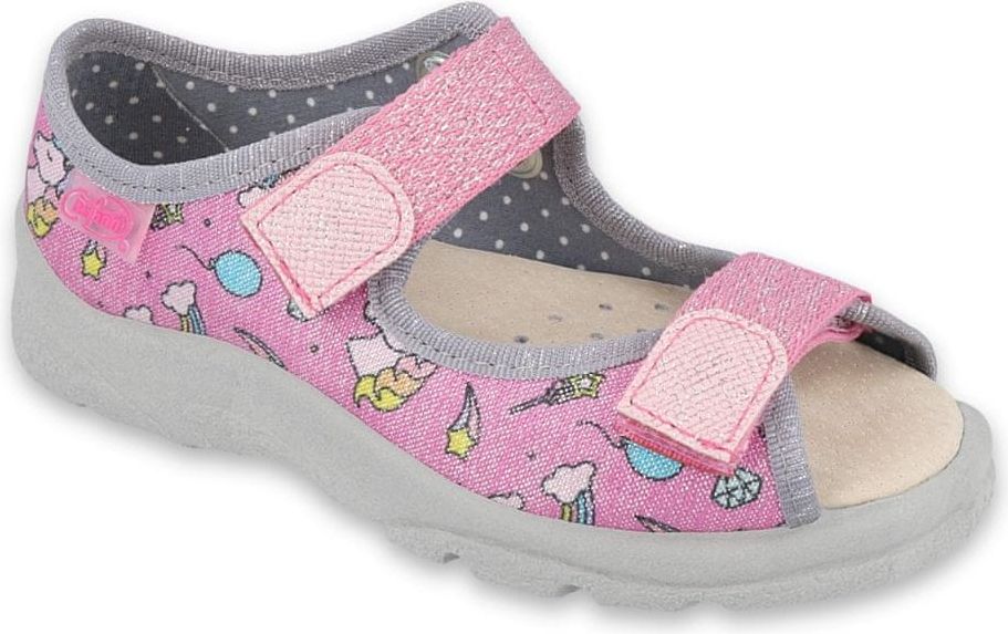 Befado Dívčí sandálky Max 869X136 25 růžová - obrázek 1