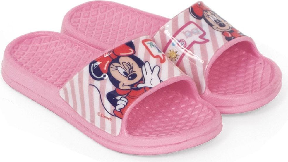 Disney dívčí pantofle Minnie WD13067_pink 24 růžová - obrázek 1