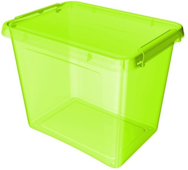 box 19,0l 39x29x26cm, zelený, tr.plast - obrázek 1