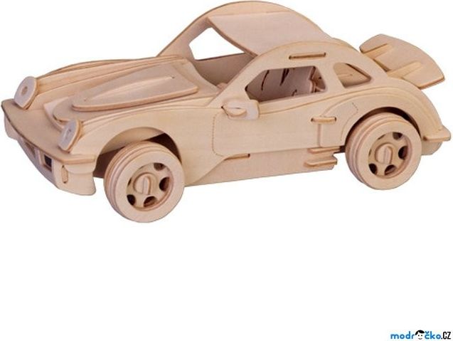 3D Puzzle přírodní - Porsche (menší) - obrázek 1