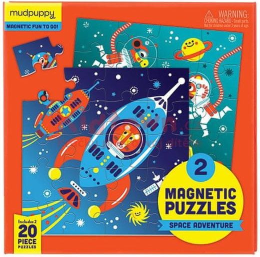 Mudpuppy Magnetické puzzle - Vesmír / Magnetic Fun - Space Adventure - obrázek 1