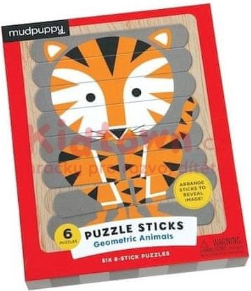 Mudpuppy Puzzle sticks - zvířátka (Geometric Animals) - obrázek 1