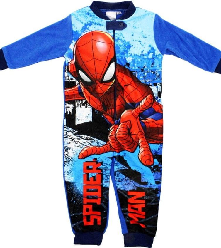 SETINO Chlapecké zateplené pyžamo overal - Spiderman - modré - 98 / 2–3 let - obrázek 1