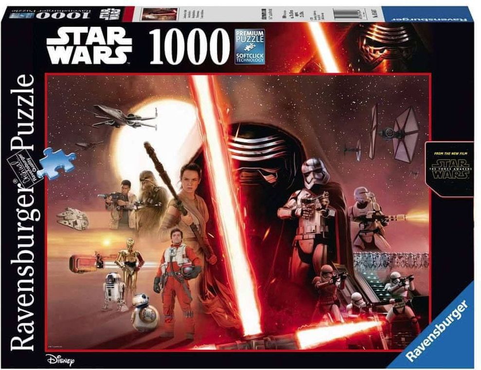CurePink Puzzle Star Wars|Hvězdné války: The Force Awakens 1000 dílků (50 x 70 cm) - obrázek 1