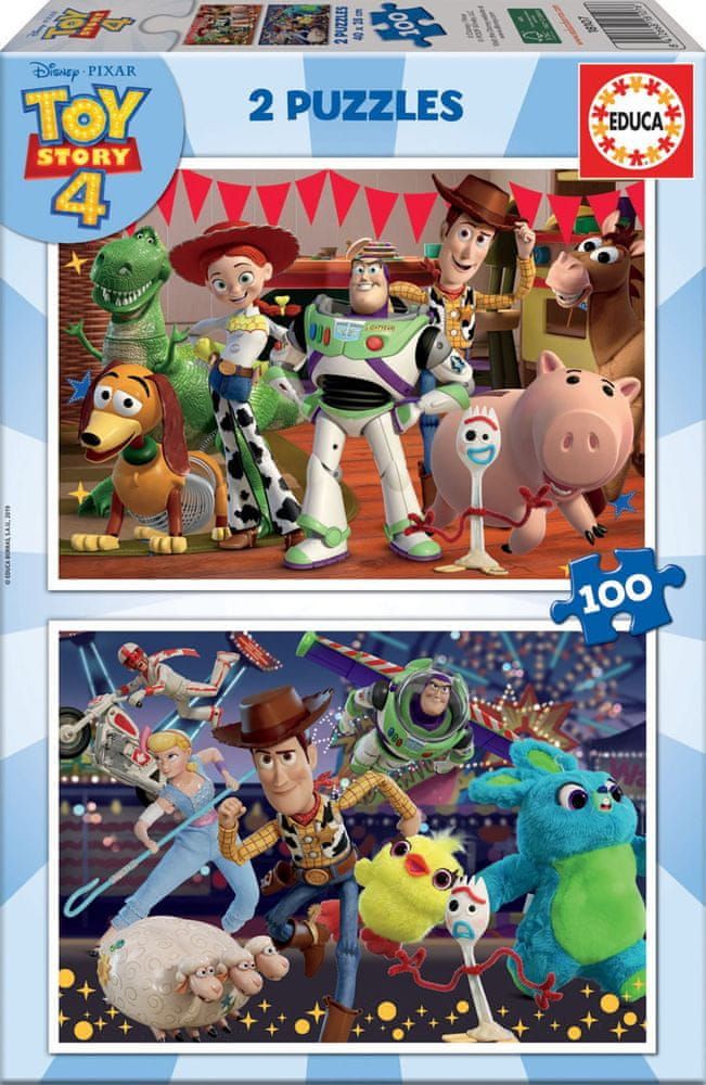 Educa Puzzle Toy Story 4, 2x100 dílků - obrázek 1