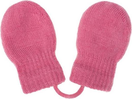 Dětské zimní rukavičky New Baby růžové&nbsp;-&nbsp;56 (0-3m) - obrázek 1