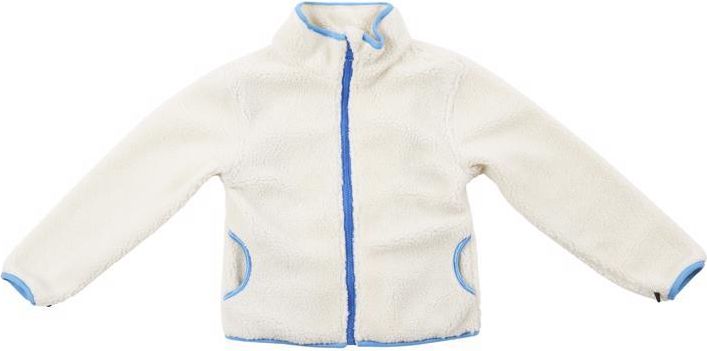 DUCKSDAY Bunda 3v1 s odnímatelnou fleecovou mikinou funky blue/off-white sherpa 02Y - obrázek 3