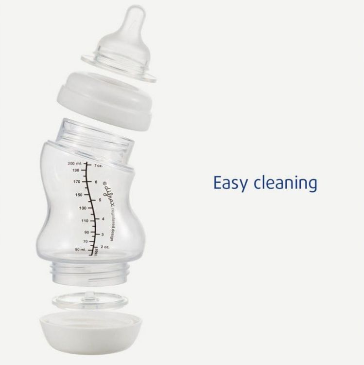 Kojenecká S-lahvička antikoliková široká 310 ml Difrax - obrázek 2
