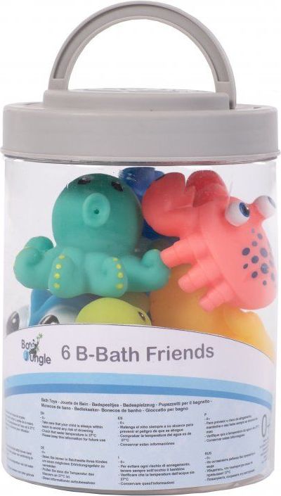 Kamarádi do vody 6 ks Bo Jungle B-Bath Friends - obrázek 1