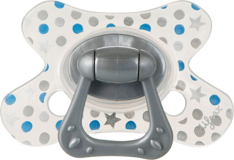 Silikonové šidítko Difrax Dental Dinkle 6m+ - obrázek 1