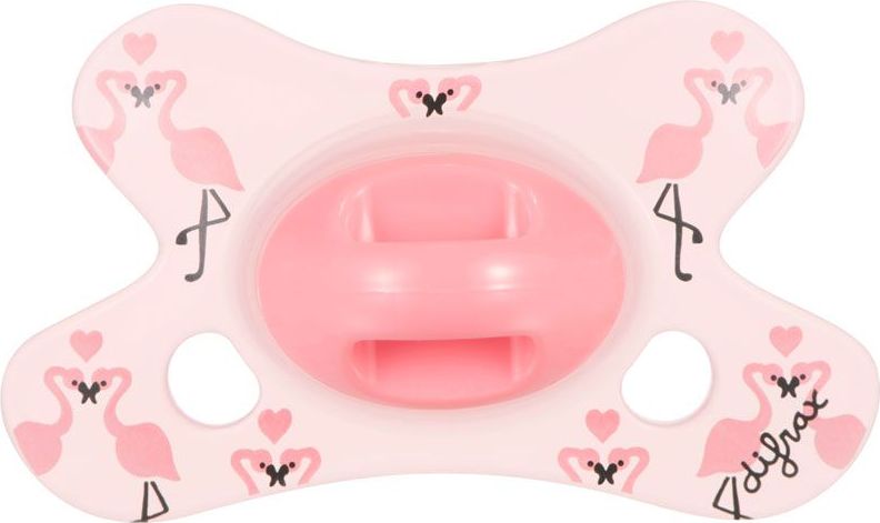 Silikonové šidítko Difrax Dental Lovely 0m+ - obrázek 1