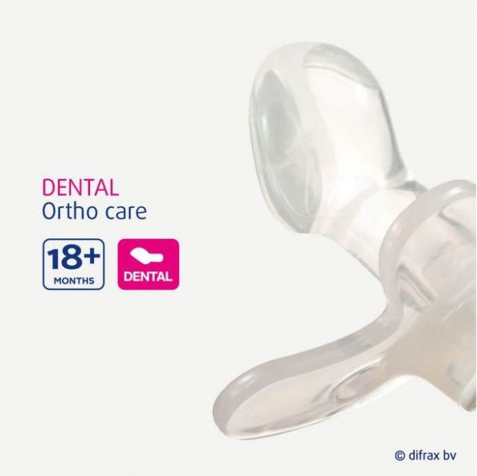 Silikonové šidítko Difrax Dental Revi 18m+ - obrázek 2