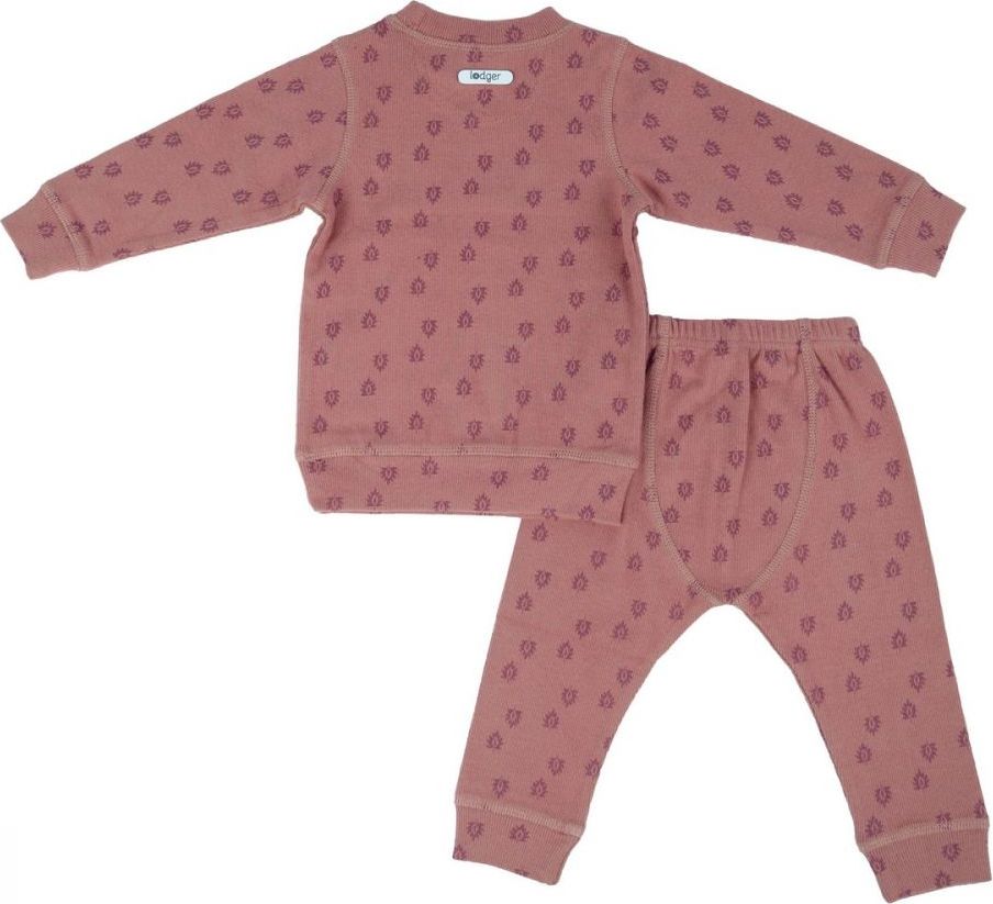 Dětské pyžamo Lodger Sleeper Print Rib Rosewood - obrázek 1