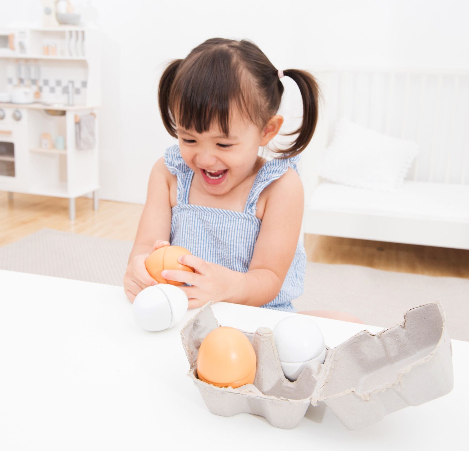 New Classic Toys Dřevěná vejce 4ks - obrázek 4