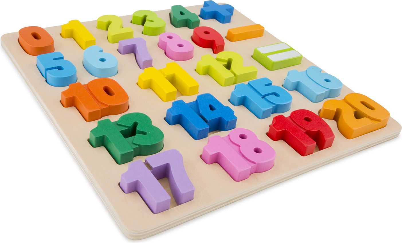 New Classic Toys Dřevěné vkládací puzzle čísla - obrázek 3