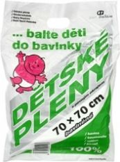 Plena bavlna Libštátské závody - KLASIK bílá - 70x70cm - obrázek 1