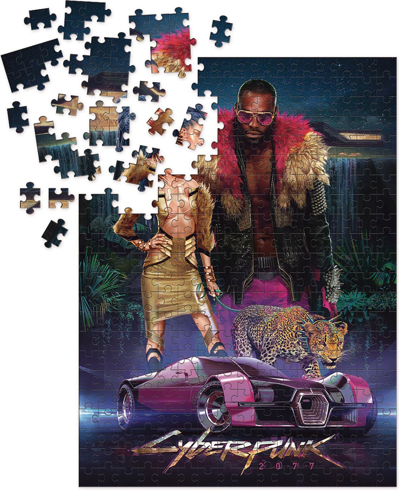 Puzzle Cyberpunk 2077: Neokitsch 1000 dílků - obrázek 1