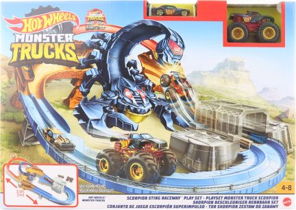 Hot Wheels Monster trucks škorpion herní set GNB05 - obrázek 1