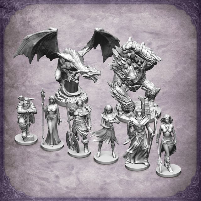 Diea Games Euthia: Torment of Resurrection - Kickstarter Core box miniature pledge CZ - obrázek 2