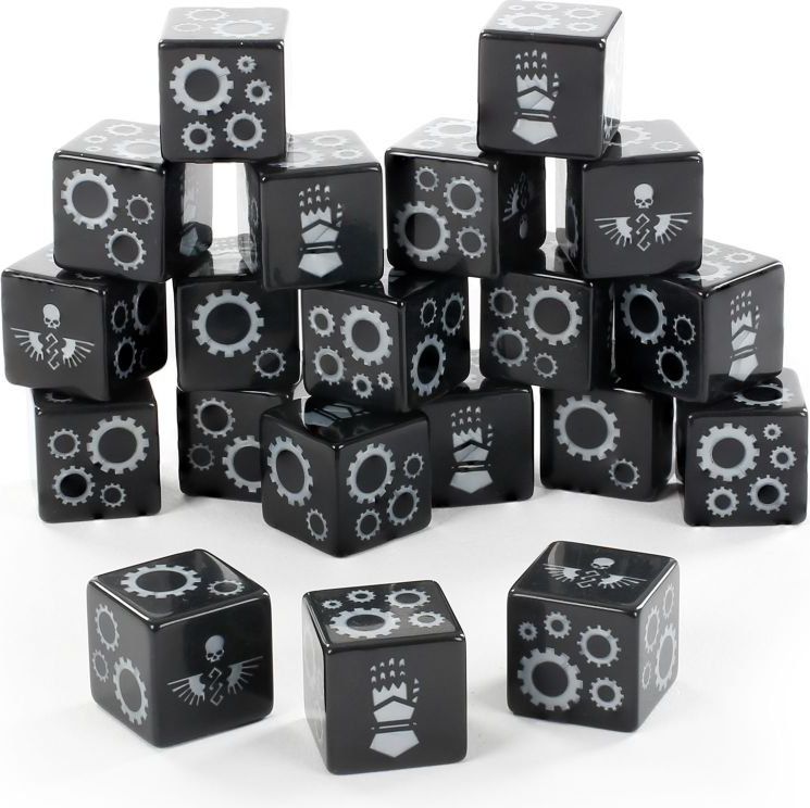 Games Workshop Iron Hands Dice Set - obrázek 1