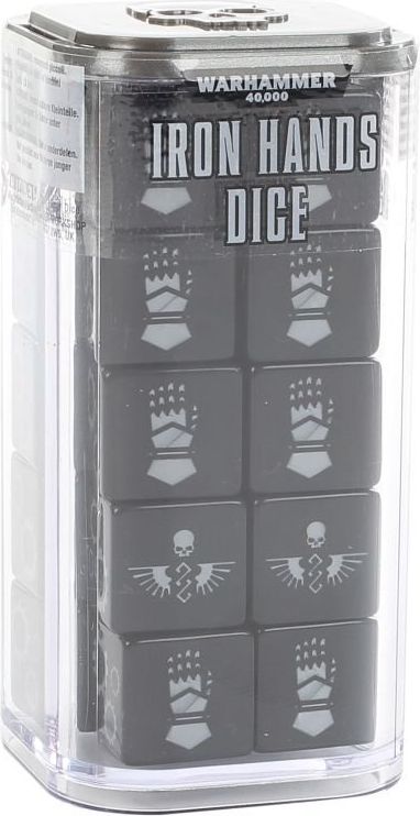 Games Workshop Iron Hands Dice Set - obrázek 2