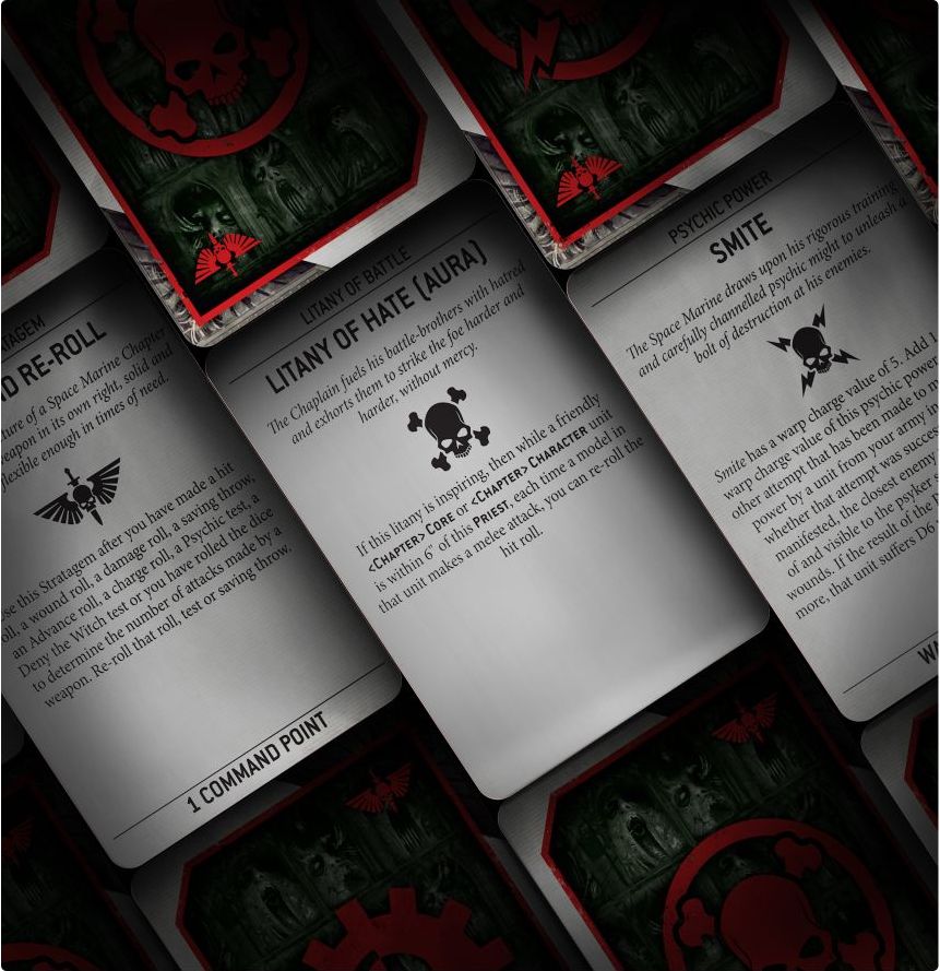 Games Workshop Space Marines: Datacards - obrázek 2