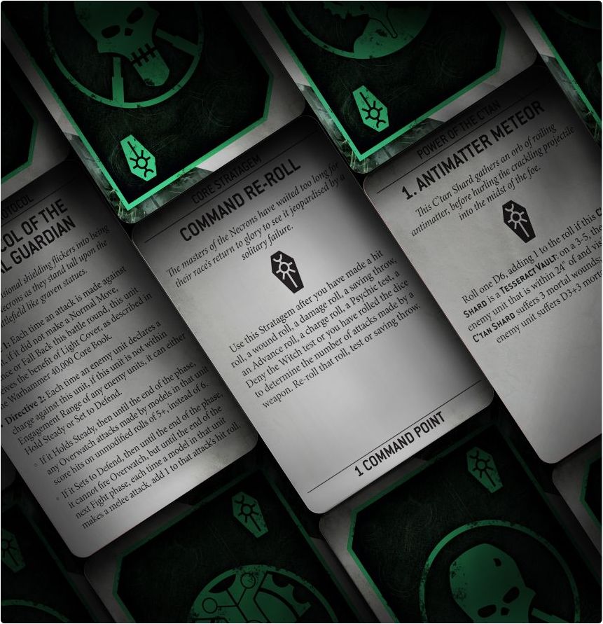 Games Workshop Necrons: Datacards - obrázek 2