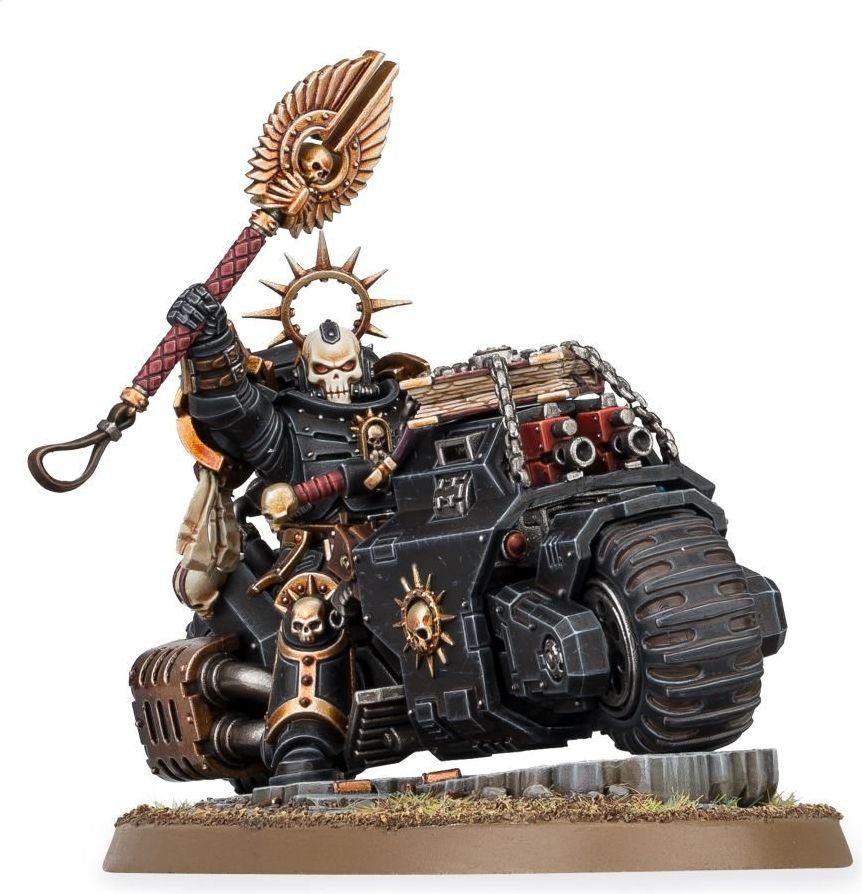 Games Workshop Space Marines: Primaris Chaplain on Bike - obrázek 1