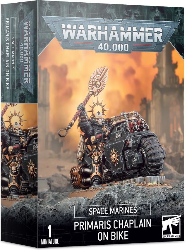 Games Workshop Space Marines: Primaris Chaplain on Bike - obrázek 2