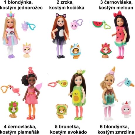 Barbie CHELSEA V KOSTÝMU - obrázek 1