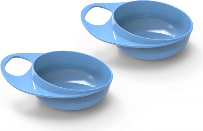 Nuvita Plastové misky 2ks, Pastel blue - obrázek 1