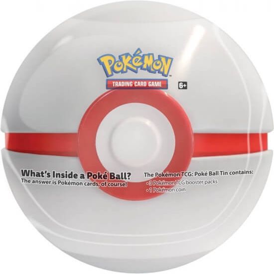 Nintendo Pokémon Pokéball Tin Series 3 - Premier Ball - obrázek 1