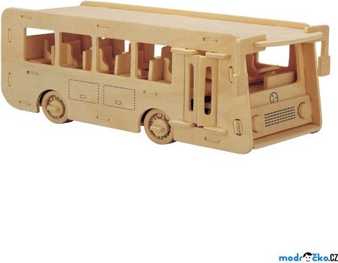 3D Puzzle přírodní - Autobus - obrázek 1