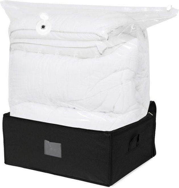 Compactor Vakuový úložný box s vyztuženým pouzdrem Black Edition - XXL 210 litrů, 50 x 65 x 27 cm - obrázek 1